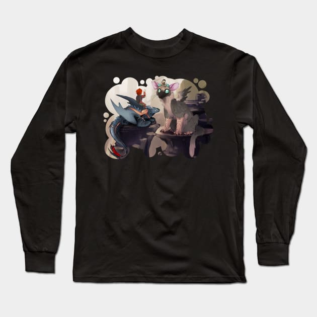 how to train your guardian Long Sleeve T-Shirt by FoxintheBushStudios